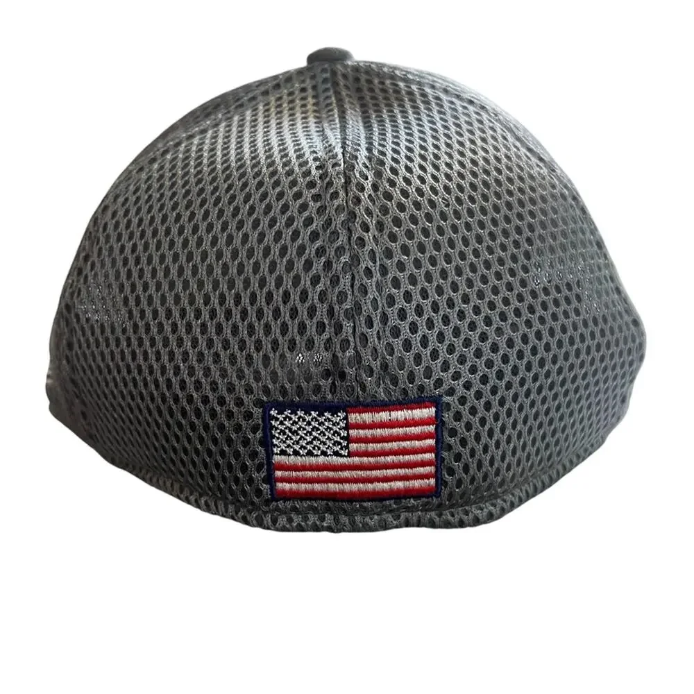 New Era USA Baseball Hat 59Fifty Cap Embroidered Star Logo Gray Mens Size 7